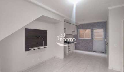 Apartamento com 2 dormitórios para alugar, 48 m² por R$ 1.663,00/mês - Gleba Califórnia - Piracicaba/SP