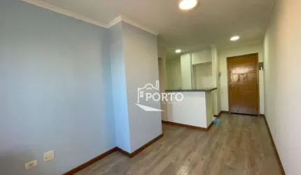 Apartamento à venda no Bairro São Dimas, possui 1 dormitório, sala, cozinha, garagem coberta, 48 m², Piracicaba/SP