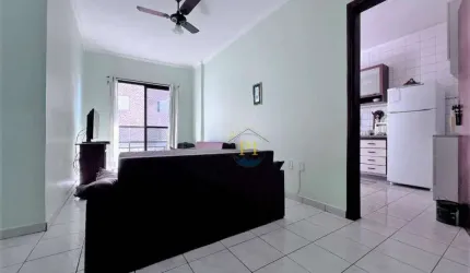 Apartamento com 1 dormitório, 51 m² - venda por R$ 265.000,00 ou aluguel por R$ 2.280,00/mês - Aviação - Praia Grande/SP