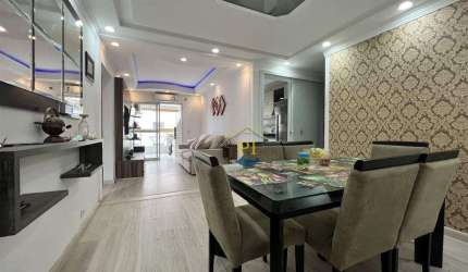 Apartamento com 2 dormitórios à venda, 76 m² por R$ 620.000 - Aviação - Praia Grande/SP