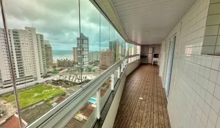Apartamento com 3 dormitórios à venda, 135 m² por R$ 769.000,00 - Caiçara - Praia Grande/SP