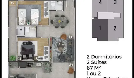 Apartamento Residencial à venda, Canto do Forte, Praia Grande - AP0571.