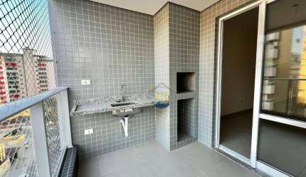 Apartamento com 2 dormitórios à venda, 68 m² por R$ 465.000,00 - Canto do Forte - Praia Grande/SP