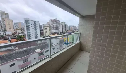 Apartamento com 2 dormitórios à venda, 69 m² por R$ 490.000,00 - Guilhermina - Praia Grande/SP