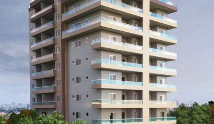 Apartamento com 2 dormitórios à venda, 63 m² por R$ 416.167,57 - Mirim - Praia Grande/SP