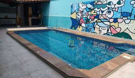 Casa com 3 dormitórios, 180 m² - venda por R$ 3.200.000,00 ou aluguel por R$ 11.000,00/mês - Canto do Forte - Praia Grande/SP