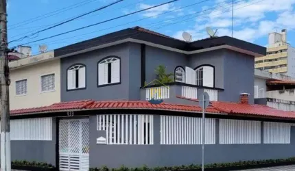 Sobrado com 3 dormitórios à venda, 100 m² por R$ 1.000.000,00 - Vila Assunção - Praia Grande/SP