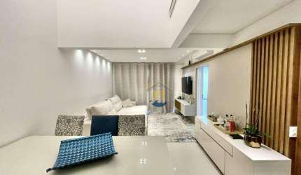 Apartamento Duplex com 2 dormitórios à venda, 110 m² por R$ 1.499.000 - Canto do Forte - Praia Grande/SP