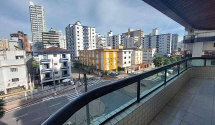 Apartamento com 2 dormitórios à venda, 86 m² por R$ 480.000,00 - Vila Guilhermina - Praia Grande/SP