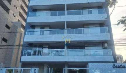 Apartamento com 2 dormitórios à venda, 60 m² por R$ 420.000 - Canto do Forte - Praia Grande/SP