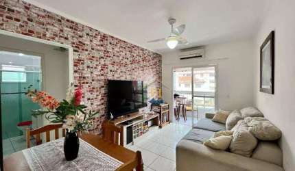 Apartamento com 2 dormitórios à venda, 55 m² por R$ 435.000 - Canto do Forte - Praia Grande/SP