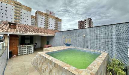 Sobrado com 3 dormitórios à venda, 137 m² por R$ 1.040.000 - Canto do Forte - Praia Grande/SP
