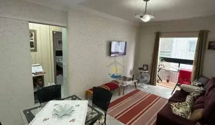 Apartamento com 1 dormitório à venda, 58 m² por R$ 329.000 - Vila Guilhermina - Praia Grande/SP