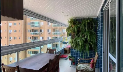 Apartamento com 3 dormitórios à venda, 116 m² por R$ 1.200.000 - Canto do Forte - Praia Grande/SP