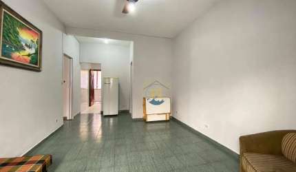 Apartamento com 1 dormitório para alugar, 52 m² por R$ 1.800,00/mês - Canto do Forte - Praia Grande/SP