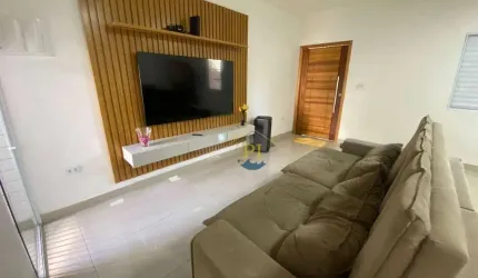 Casa com 2 dormitórios para alugar, 98 m² por R$ 5.000,00/mês - Tupi - Praia Grande/SP