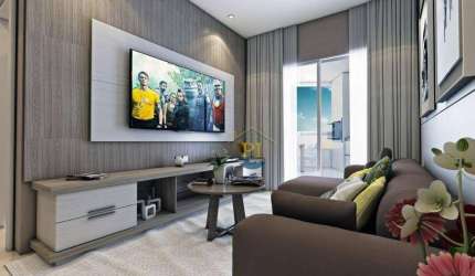 Apartamento com 1 dormitório à venda, 46 m² por R$ 180.000 - Mirim - Praia Grande/SP