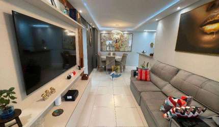 Apartamento com 3 dormitórios à venda, 101 m² por R$ 890.000 - Aviação - Praia Grande/SP