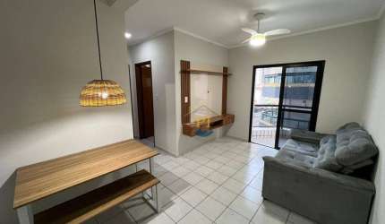Apartamento com 1 dormitório à venda, 49 m² por R$ 365.000 - Vila Guilhermina - Praia Grande/SP