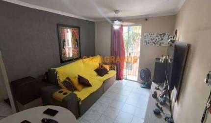 Apartamento com 02 quartos, 48m² no Bosque dos Eucaliptos, SJC
