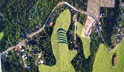 Excelente terreno com  35 mil metros com casa arquitetura clássica