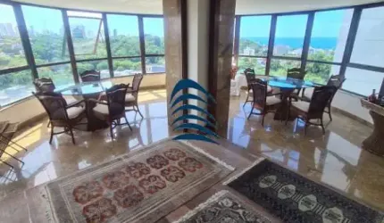 Federação - Alto do São Lazaro   Excelente apartamento 4 suítes com 460 m², nascente, vista mar,