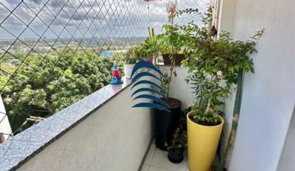 Apartamento em Piatã ( Jardim Placaford) - 2 quartos com suíte, 80m2, apartamento amplo,  linda vista mar, varandão gourmet, cortina de vidro, nascent