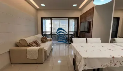 Apartamento no Alphaville, 79m², 2/4 sendo 1 Suíte, Sanitário Social, Sala, Varanda, Cozinha, Área de Serviço, Dependência completa com Sanitário de Serviço, Pav. Técnico, 2 Vagas de Garagem Soltas,