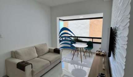 Caminho das Árvores -   Apartamento 1/4 e sala, banheiro, cozinha americana, área de serviço, 1 vaga garagem coberta, 53 m², pronto para morar.