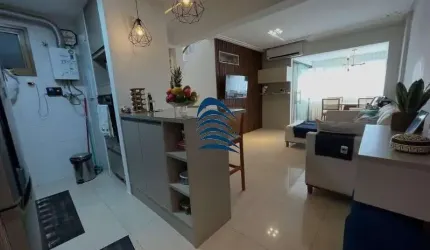 Duplex no Cosmopolitan - Alphaville Salvador  - 2/4 sendo 1 suíte - 96 m² - poente  -  Andar alto - Vista Deslumbrante e privativa - 2 vagas cobertas.
