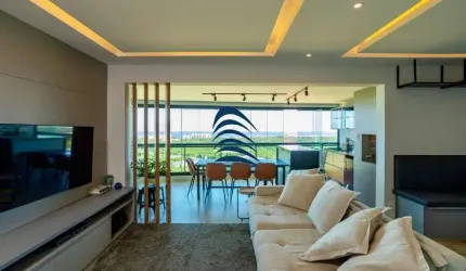 Apartamento no condominio Manhata Soho 3/4, sendo uma suíte com um super closet, varandão gourmet com churrasqueira a carvão