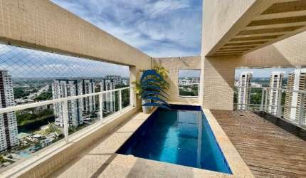 Cobertura Platno   Excelente cobertura penthouse PLATNO - Greenville - 221m2 - 3/4 sendo 2 suítes  sala com pé direito duplo