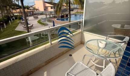 EXCELENTE APARTAMENTO VILLAGE 1/4 ALTO LUXO PÉ NA AREIA EM VILLAS DO ATLÂNTICO