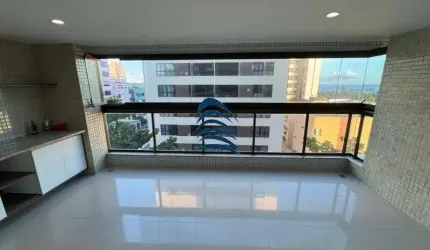 Apartamento a venda no Costa Azul - 3 quartos com 1 suíte 106m2, Varanda gourmet com bancada, vista mar