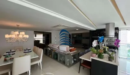 Apto 3 Suítes com sala ampliada 4 Vagas soltas no Art Residence em Patamares Finamente Decorado!