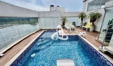 Cobertura com 4 dormitórios para alugar, 600 m² por R$ 30.000,00/mês - Ponta da Praia - Santos/SP