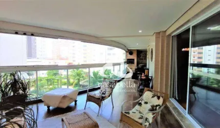 Apartamento com 4 dormitórios à venda, 204 m² por R$ 2.500.000,00 - Embaré - Santos/SP