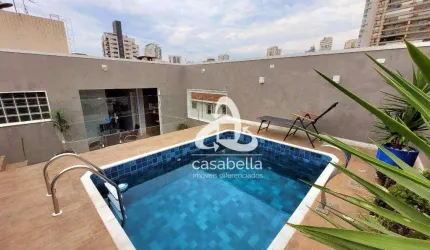 Cobertura com 3 dormitórios à venda, 180 m² por R$ 1.550.000,00 - Boqueirão - Santos/SP