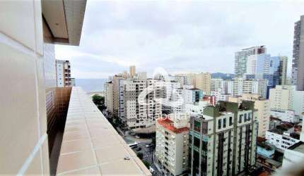 Apartamento com 2 dormitórios à venda, 91 m² por R$ 1.500.000,00 - Gonzaga - Santos/SP