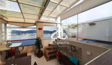 Cobertura com 3 dormitórios à venda, 226 m² por R$ 1.696.000,00 - Ponta da Praia - Santos/SP