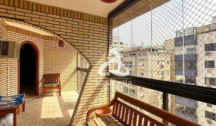 Apartamento com 4 dormitórios à venda, 250 m² por R$ 1.750.000,00 - Aparecida - Santos/SP