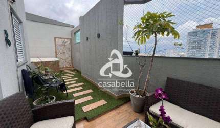 Cobertura com 3 dormitórios à venda, 180 m² por R$ 950.000,00 - Encruzilhada - Santos/SP
