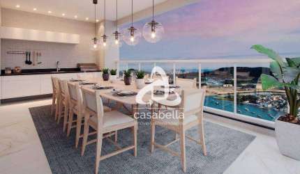 Apartamento com 3 dormitórios à venda, 227 m² por R$ 5.150.000,00 - Ponta da Praia - Santos/SP