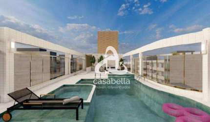 Apartamento com 1 dormitório à venda, 50 m² por R$ 660.000,00 - Boqueirão - Santos/SP