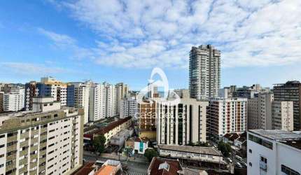 Apartamento com 1 dormitório à venda, 58 m² por R$ 740.000,00 - Boqueirão - Santos/SP
