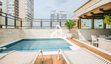 Cobertura com 4 dormitórios à venda, 350 m² por R$ 4.000.000,00 - Aparecida - Santos/SP