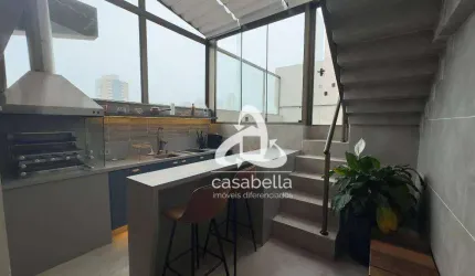 Cobertura com 3 dormitórios à venda, 175 m² por R$ 2.700.000,00 - Boqueirão - Santos/SP