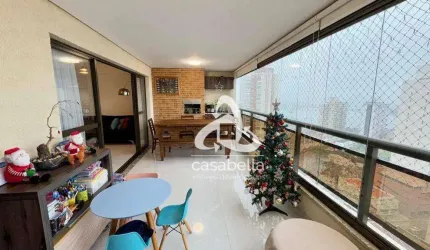 Apartamento com 3 dormitórios à venda, 132 m² por R$ 1.700.000,00 - Ponta da Praia - Santos/SP