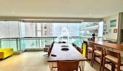 Apartamento com 4 dormitórios para alugar, 232 m² por R$ 29.000,00/mês - Aparecida - Santos/SP
