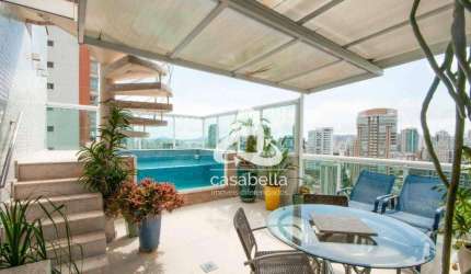 Cobertura com 4 dormitórios à venda, 460 m² por R$ 7.500.000,00 - Embaré - Santos/SP